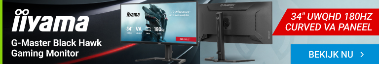 Iiyama G-Master Black Hawk GCB3482WQSU-B1 34" UWQHD 180Hz Curved VA Gaming Monitor