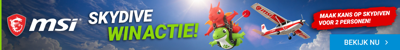 MSI x Megekko Skydive Winactie