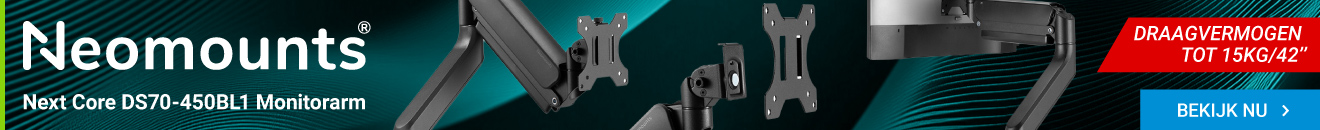 Neomounts Next core 42" monitorarm zwart DS70-450BL1