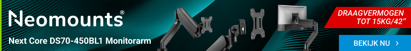 Neomounts Next core 42" monitorarm zwart DS70-450BL1