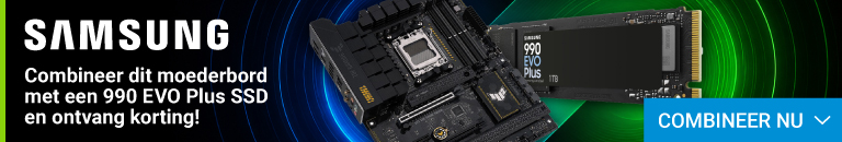 Samsung 990 EVO Plus SSD + Moederbord bundle actie