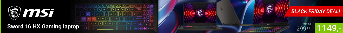 MSI Sword 16 HX B14VFKG-015NL Core i7 RTX 4060 Gaming laptop