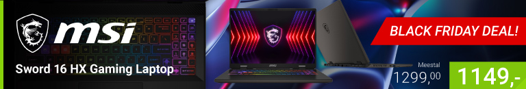 MSI Sword 16 HX B14VFKG-015NL Core i7 RTX 4060 Gaming laptop