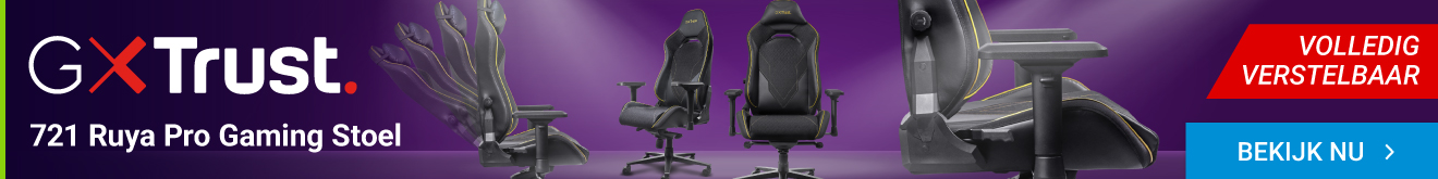 Trust GXT 721 Ruya Pro Gaming Stoel Zwart