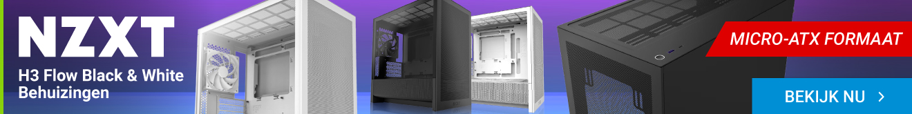 NZXT H3 Flow Black & White Behuizingen