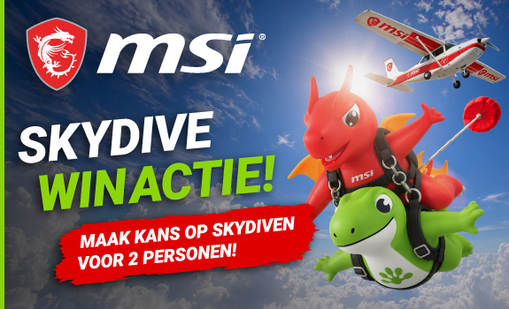 MSI Win een parachute sprong voor 2
