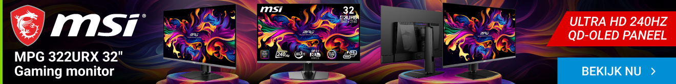 MSI MPG 322URX QD-OLED 32" Ultra HD 240Hz OLED Gaming monitor