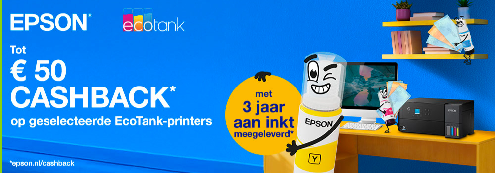 Epson EcoTank cashback actie