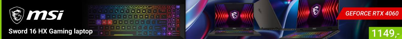 MSI Sword 16 HX B14VFKG-015NL Core i7 RTX 4060 Gaming laptop