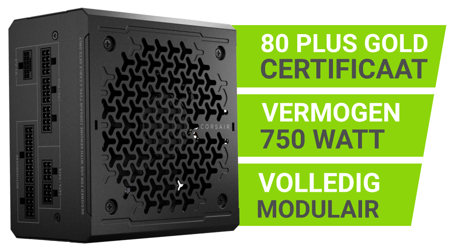 MSI MAG A850GL PCIE5 II voeding