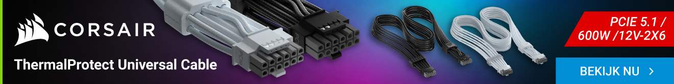 Corsair ThermalProtect Universal PCIe 5.1 600W 12V-2x6 Cables