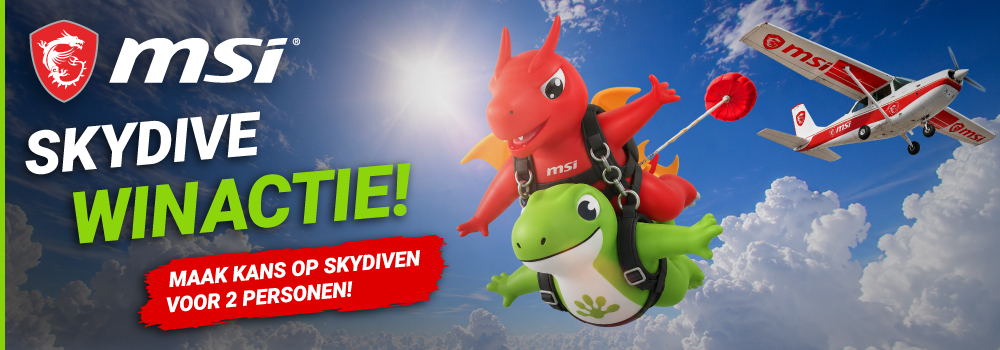 MSI Win een parachute sprong voor 2