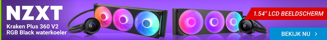 NZXT Kraken Plus 360 V2 RGB Black waterkoeler