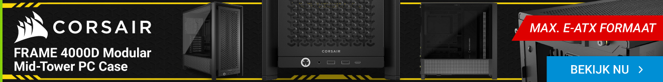Corsair FRAME 4000D Black Behuizing