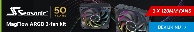 Seasonic MagFlow ARGB 3-fan kit, 120mm