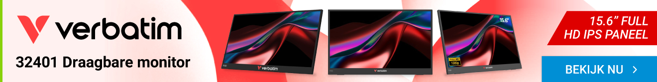 Verbatim 32401 15.6" Full HD Draagbare monitor