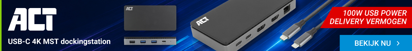 ACT USB-C 4K MST dockingstation