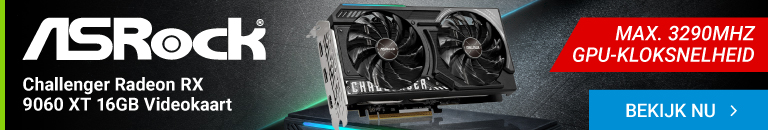 ASRock Challenger Radeon RX 9060 XT 16GB Videokaart