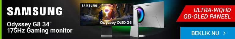 Samsung Odyssey G8 LS34DG850SUXEN 34" Wide Quad HD 175Hz OLED Gaming monitor