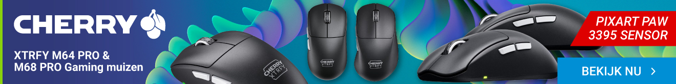 CHERRY XTRFY M64 PRO & M68 PRO Gaming muizen
