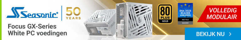 Seasonic Focus GX-Series ATX 3.1 White PSU / PC voeding