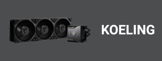 Info banner over koeling