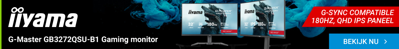 iiyama G-Master GB3272QSU-B1 32" Quad HD IPS 180Hz Gaming monitor