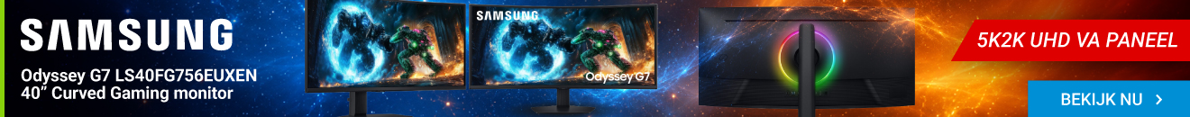 Samsung Odyssey G7 LS40FG756EUXEN 40" 5K2K 180Hz VA Curved Gaming monitor