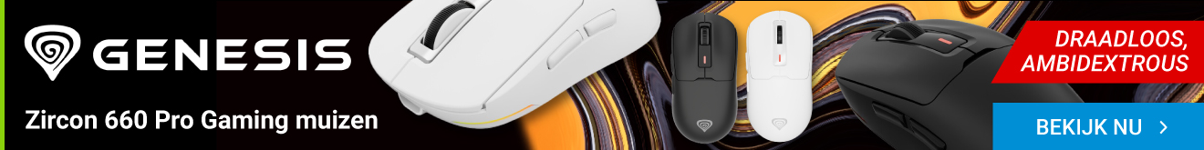 GENESIS Zircon 6600 Pro Gaming muis