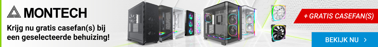 krijg nu gratis casefan(s) bij een geselecteerde behuizing!