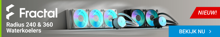 Fractal Design Radius 240 & 360 waterkoelers