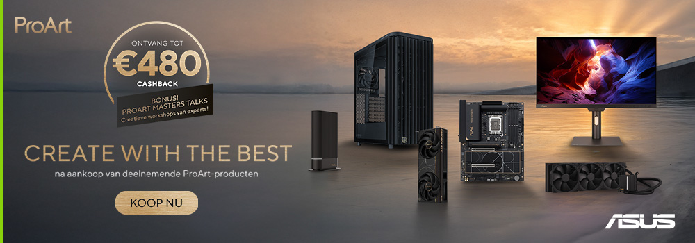 ASUS ProArt Cashback actie