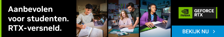 Aanbevolen voor studenten. RTX-versneld