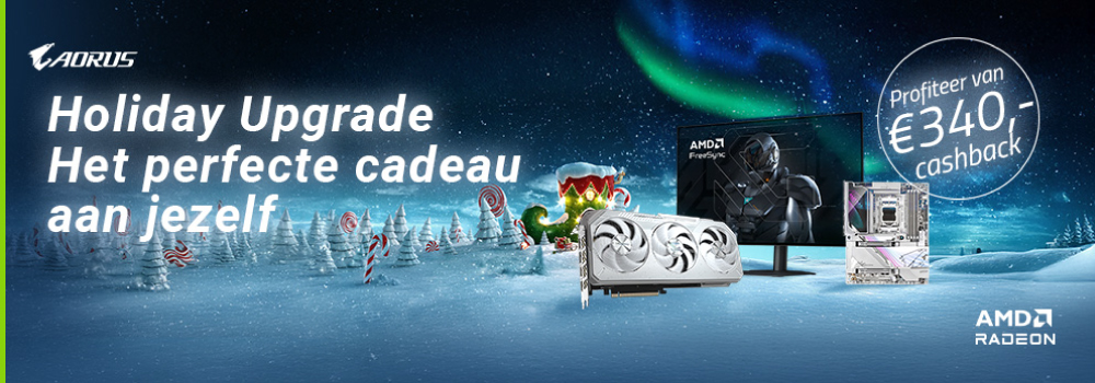 Claim je Gigabyte December Cashback bij aankoop van geselecteerde Gigabyte producten!