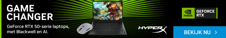 GAME CHANGER: GeForce RTX 50-serie laptops, met Blackwell en AI.