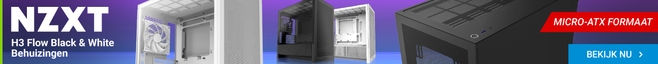 NZXT H3 Flow Black & White Behuizingen
