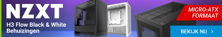 NZXT H3 Flow Black & White Behuizingen