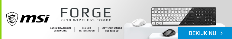 MSI FORGE K210 WIRELESS COMBO