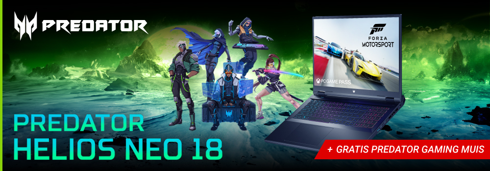 Acer Predator Helios Neo 18 actie