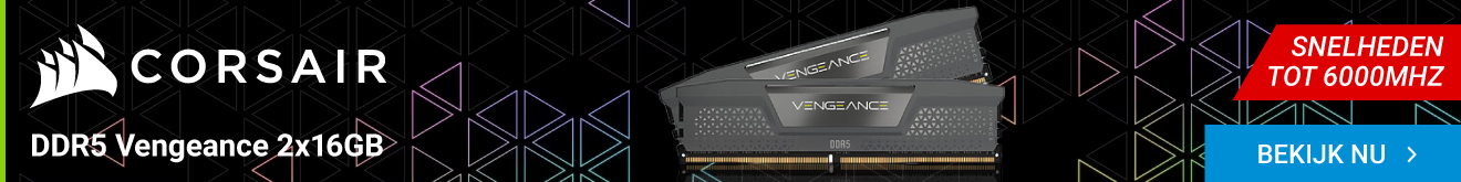 Corsair DDR5 Vengeance 2x16GB 6000 CMK32GX5M2E6000Z36 geheugenmodule