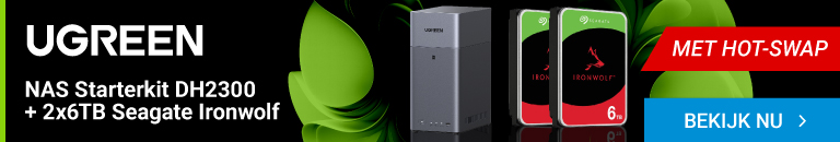 NAS Starterkit UGREEN DH2300 + 2x6TB Seagate Ironwolf