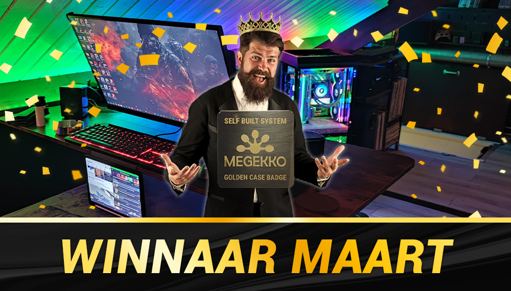 Golden Case Badge Winnaar Maart