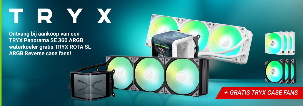 TRYX gratis casefan actie