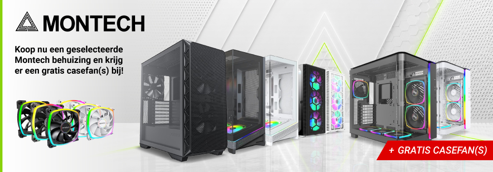 Montech casefan actie