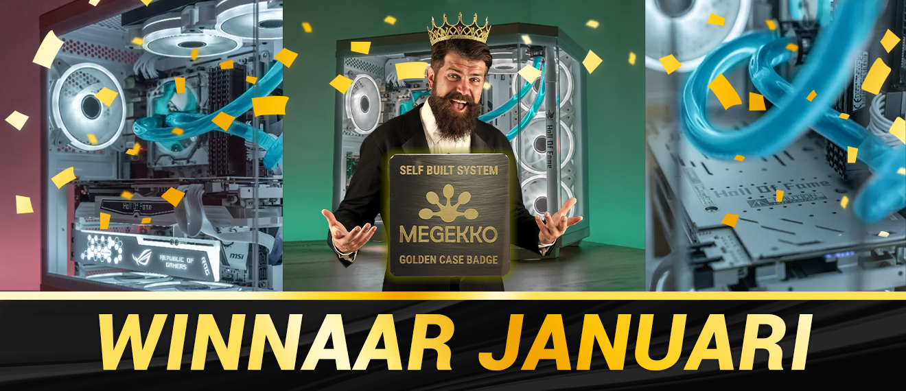 Golden Case Badge Winnaar Januari